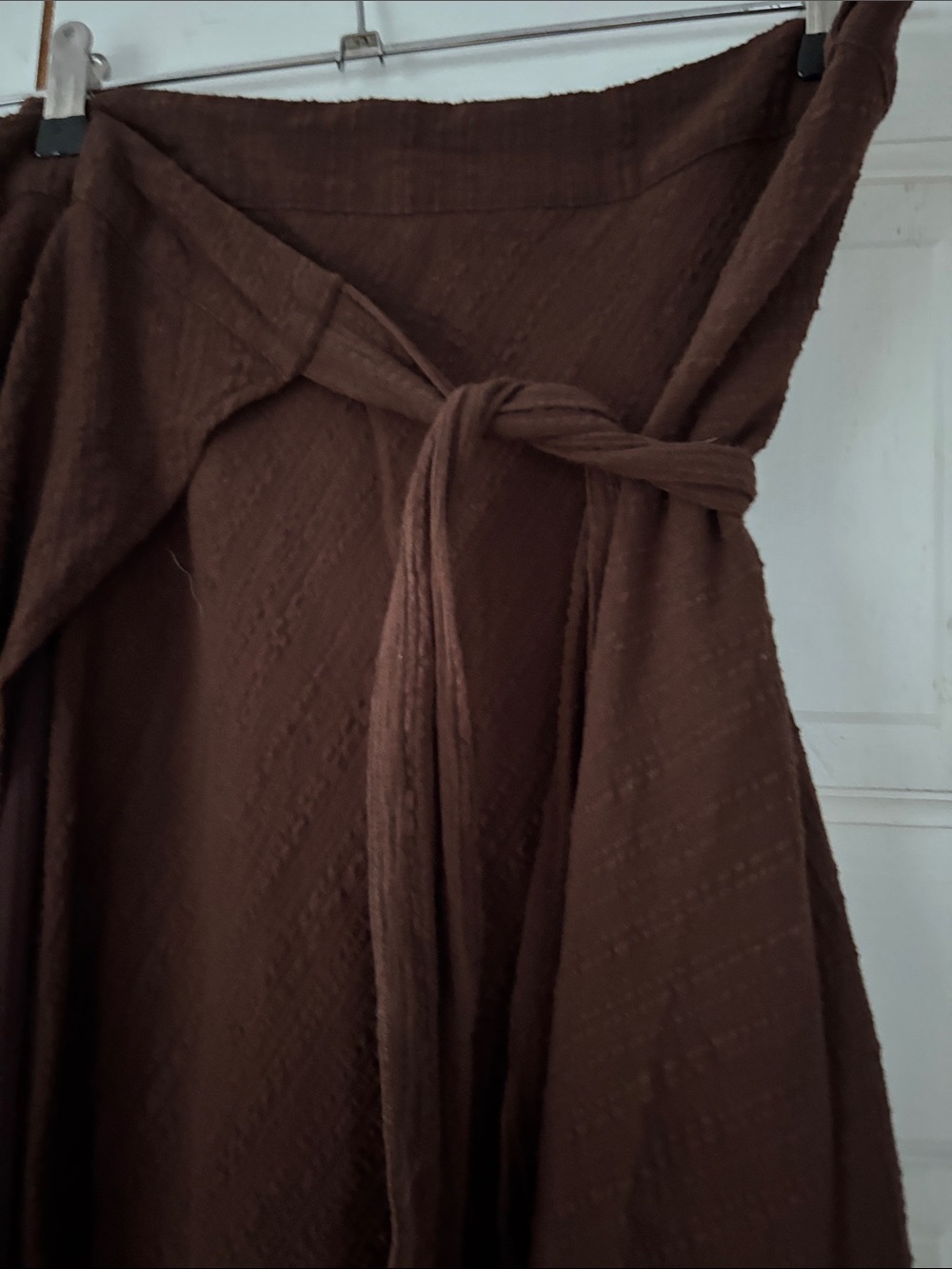 Z Supply Brown Salerno wrap skirt & cropped tank - Picture 6 of 11